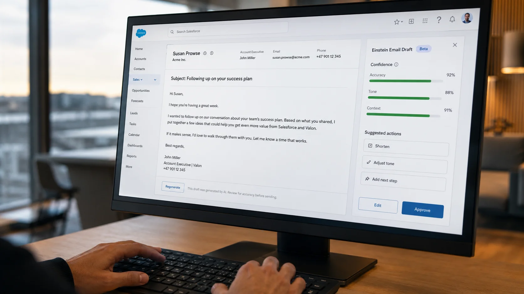 5 AI-funksjoner i Salesforce